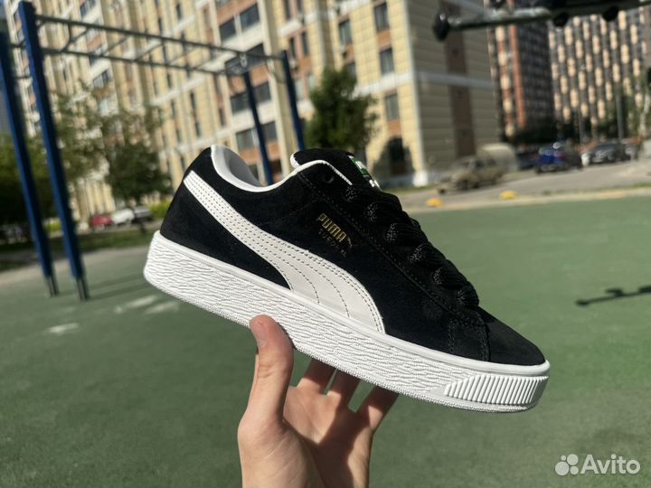 Puma Suede XL дутыши черные