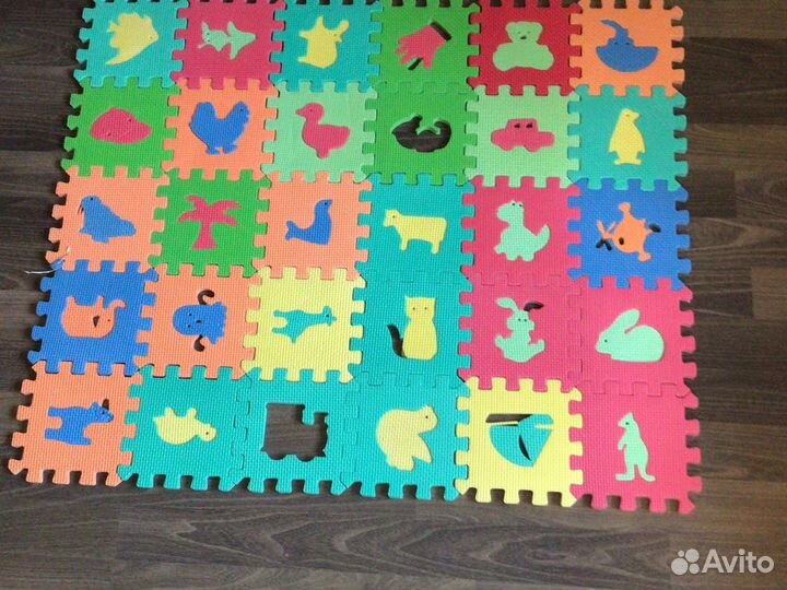 Мягкий коврик пазл