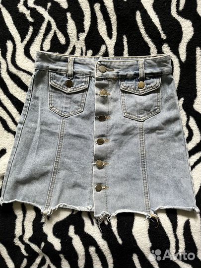 Юбка джинсовая