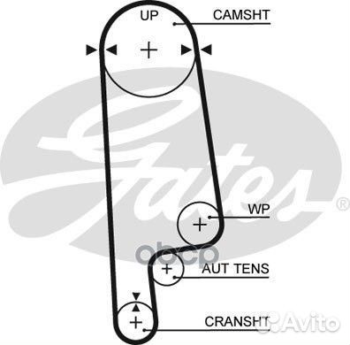 Ремень грм 5234XS Gates