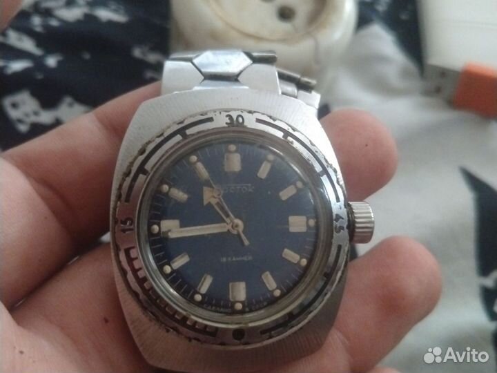 Часы восток амфибия СССР