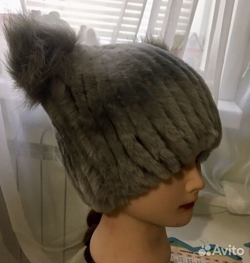 Шапка детская меховая зимняя 50-54