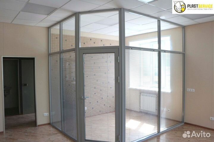 Пластиковые окна перегородки, остекление