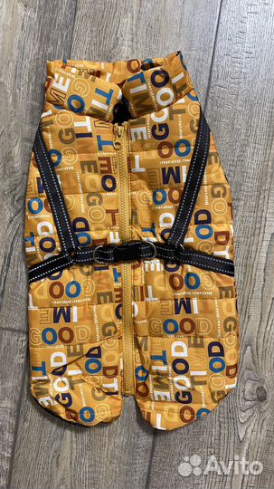 Одежда для собаки удобная зимняя куртка