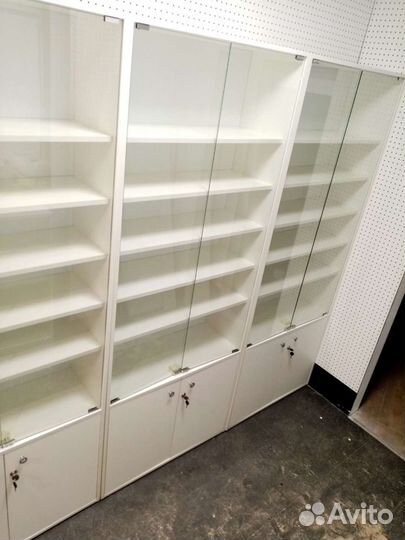 Стеклянные витрины, новые