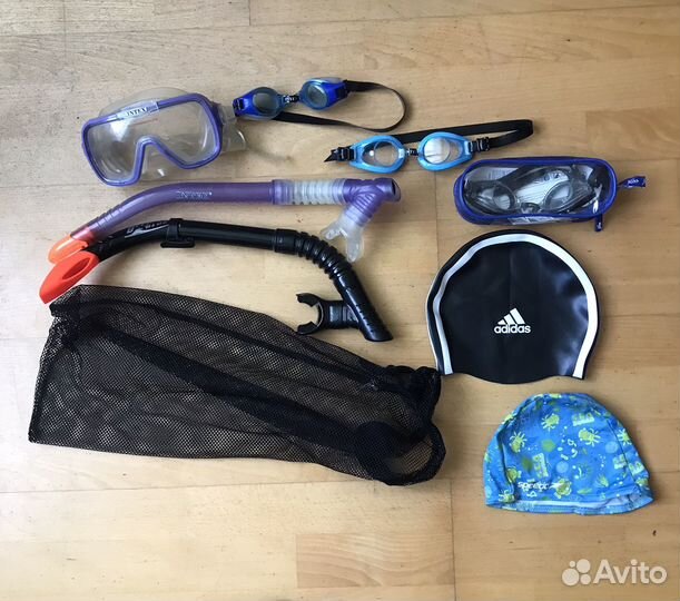 Детский Жилет, очки, маска, шапочки для плавания