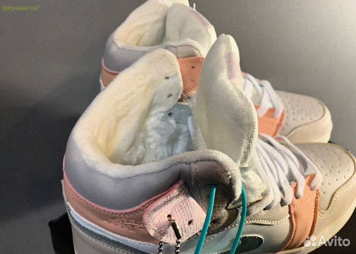 Кроссовки Nike Air Jordan тёплые (Арт.45730)