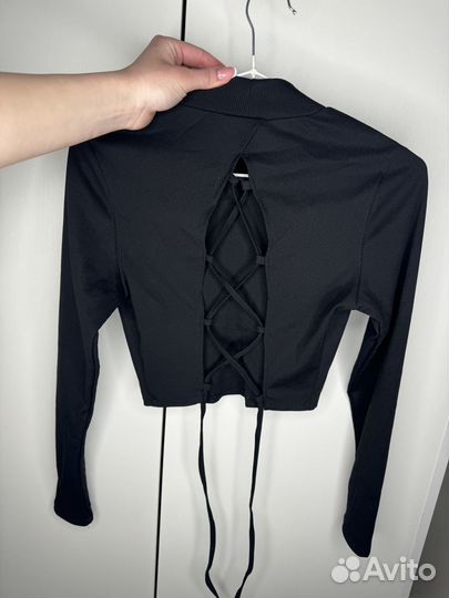 Укороченный лонгслив