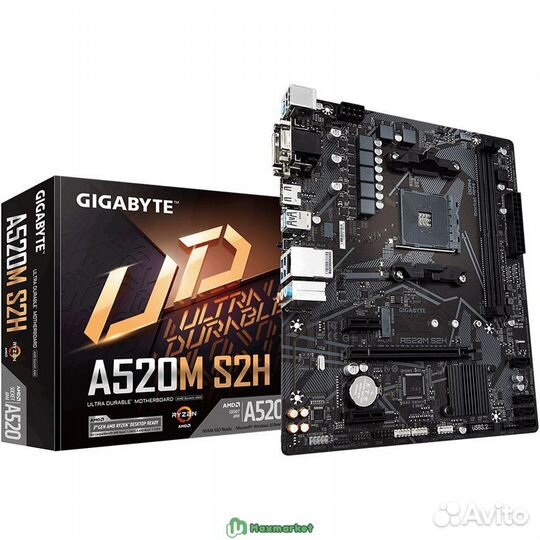 Материнская плата Gigabyte A520M S2H