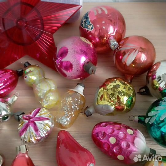 Елочные игрушки СССР. Лот