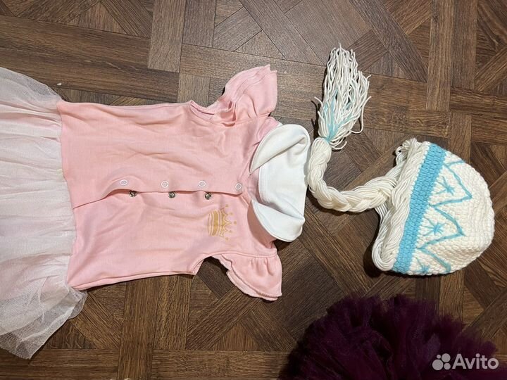 Комплект для фотосессии на девочку 74 размер