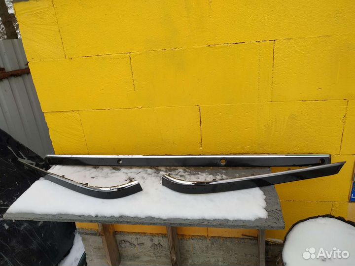 Бмв е65 е66 молдинги заднего бампера