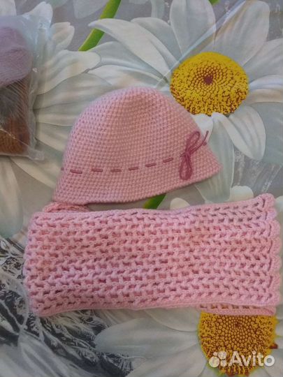 Комплект шапка(шляпа), шарф