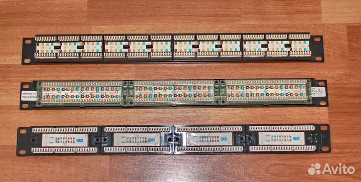 Патч панель 24 порта cat. 5e, б/у