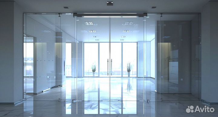 Дверь стеклянная от производителя