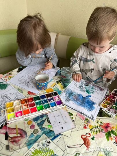 Веселая няня) вечер, утро