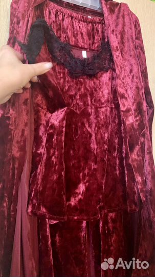 Домашний костюм велюровый