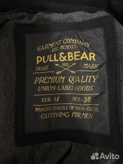 Пальто мужское pull&bear