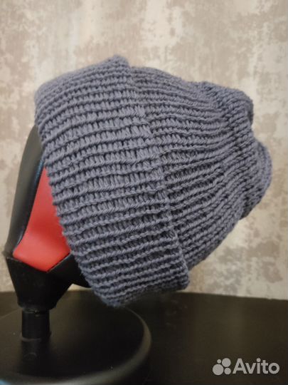 Шапка вязаная ручная работа