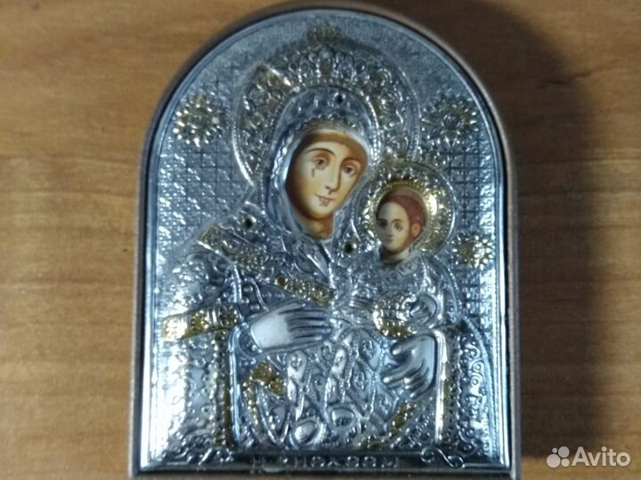 Серебряная иконка