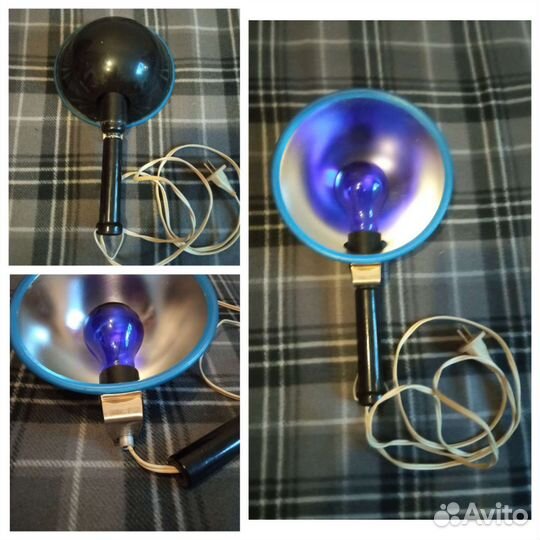 Синяя лампа для прогревания