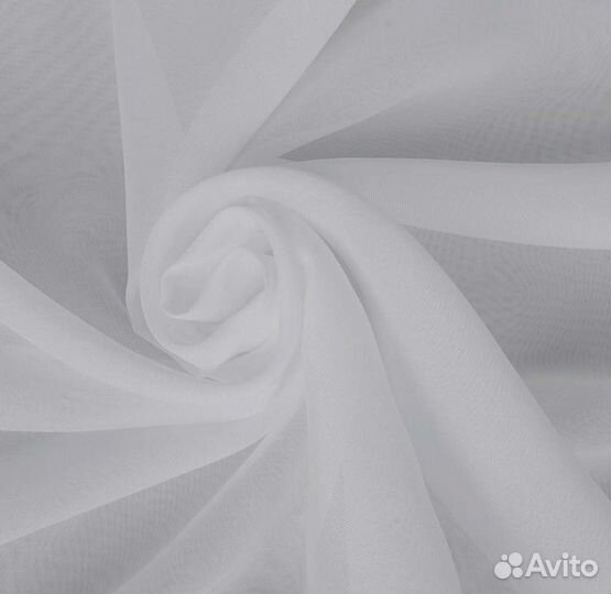 Тюль/шторка вуаль органза 2.5*3.5 готовая новая