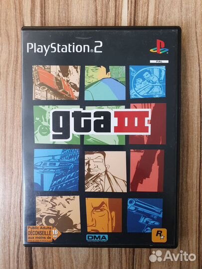 PS2 GTA 3. Лицензия (без карты)