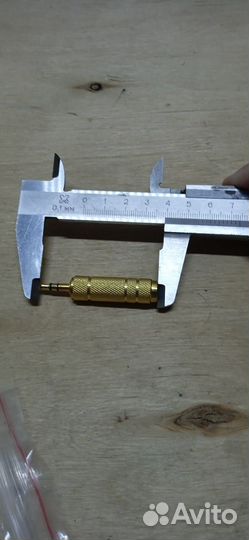 Переходник, адаптер с jack 6,3 на jack 3,5