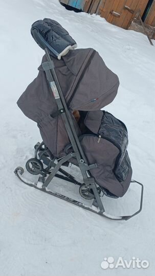 Коляска санки