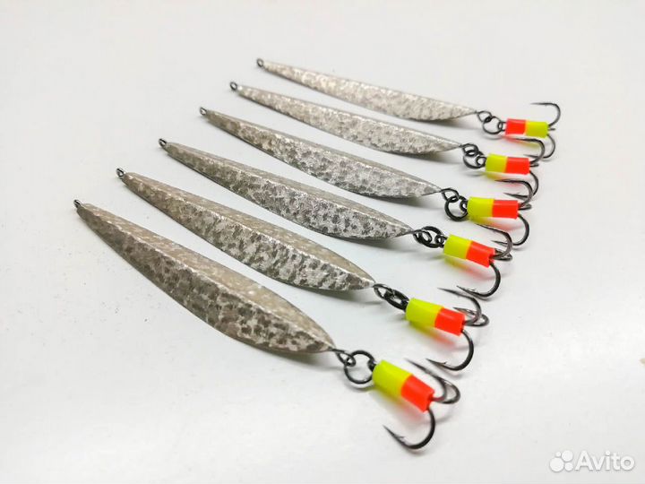 Зимние блесны на окуня ручной работы. Набор 6шт