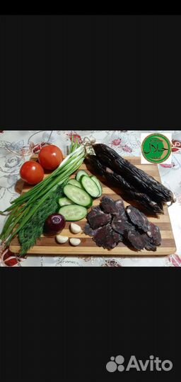 Колбаса из конины вяленая казылык халяль
