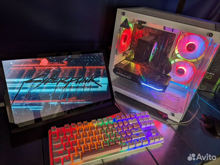 Мощный Игровой Nvidia RTX 4060 Ryzen 5600 16/512g