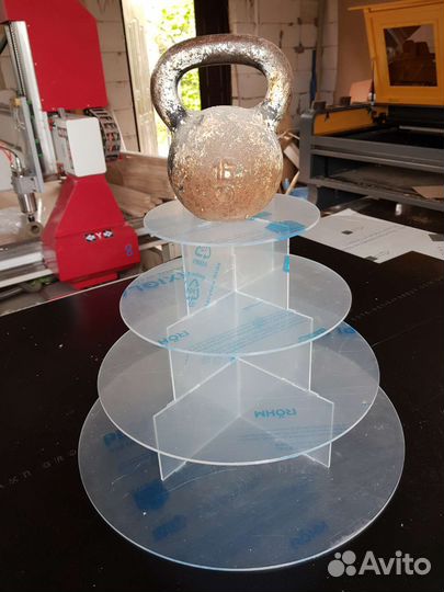 Многоярусная подставка для торта и пирожных акрил