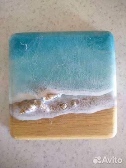 Доска дуб сервировки, декор