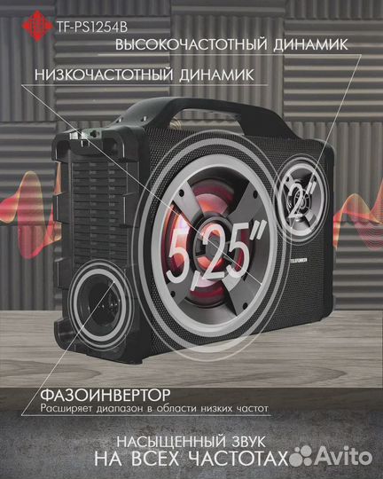 Музыкальная колонка 30 Вт