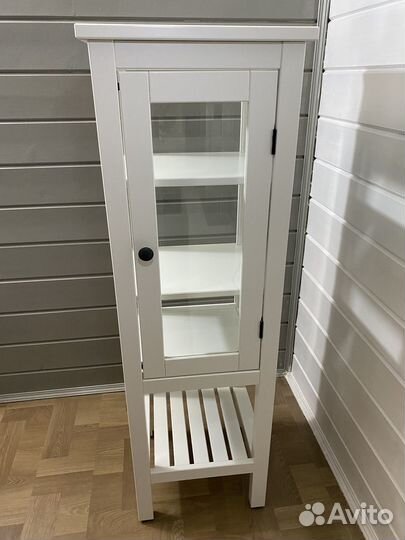Шкаф со стеклянной дверцей hemnes IKEA