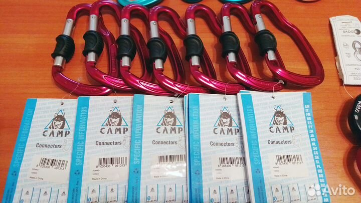 Альпинистские карабины и вертлюги (US, EU, China)