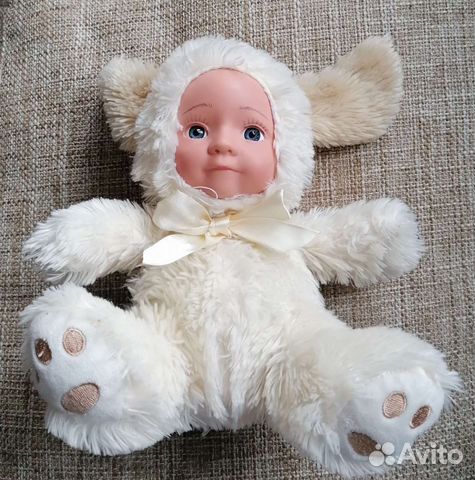 Мягкая игрушка с твердым лицом