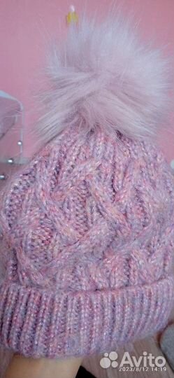 Шапки для девочки 52-54