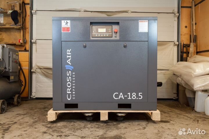 Компрессор 18,5 кВт винтовой 8/10 Бар