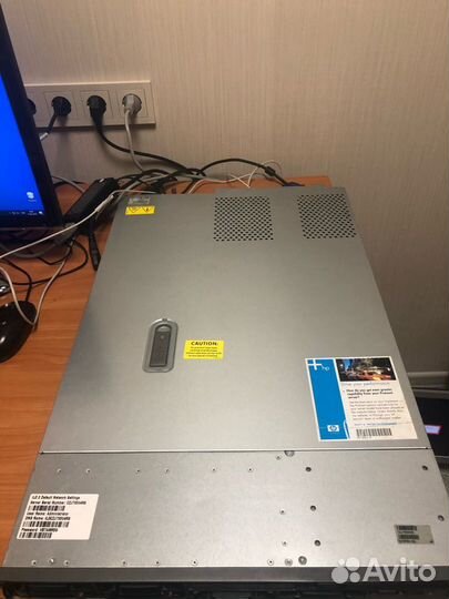 Сервер HP Proliant DL360 G5 (E5160x2/2GB/HDDx2)