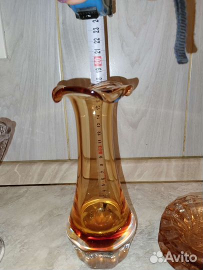 Посуда цветное стекло времен СССР