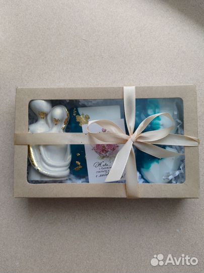 Подарочный набор, мыло, свечи