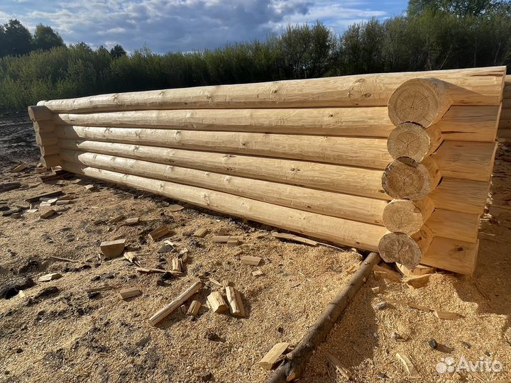 Срубы из рубленного бревна