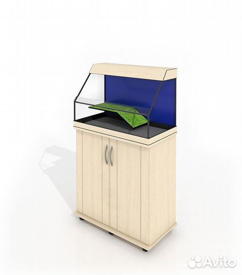 Террариум 100 литров открытый Бел. Дуб