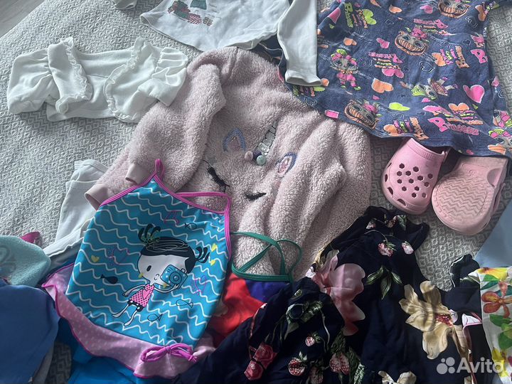Вещи пакетом на девочку 104