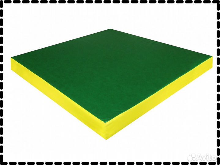 Мат гимнастический цельный 1,0х1,0х0,1 м
