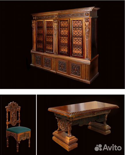 Комплект мебели в кабинет в дом или офис