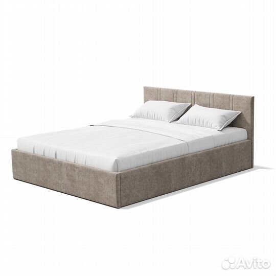 Кровать Ника 160+ПМ теплый бежевый