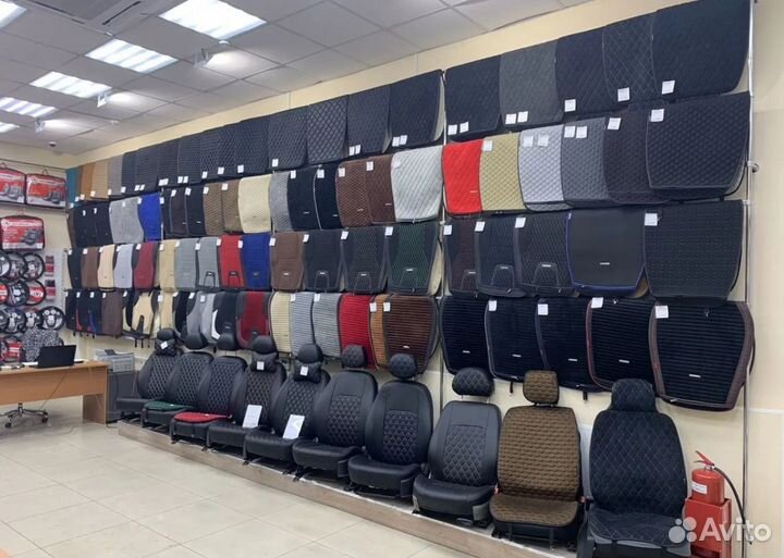 Накидки на сидения черные